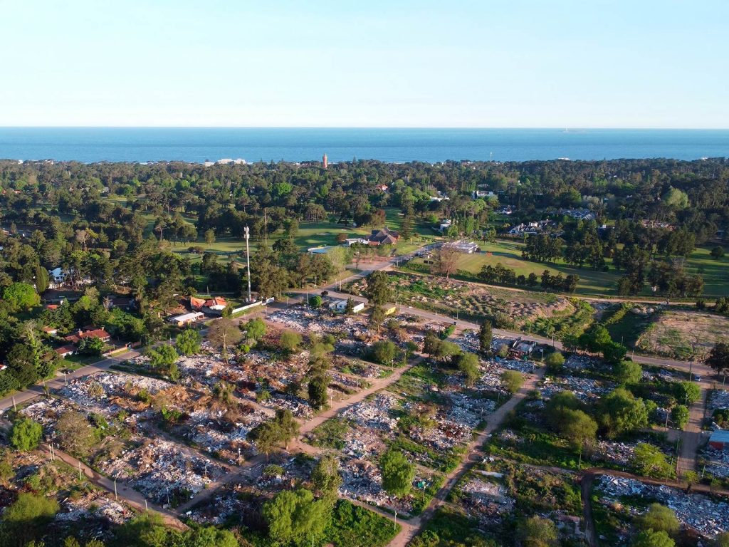 Aerial photo of Kennedy neighborhood demolition